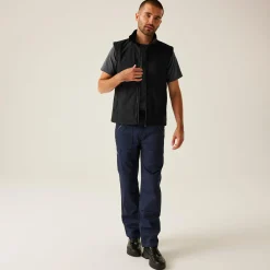 Men's Ablaze Printable Softshell Bodywarmer | Black