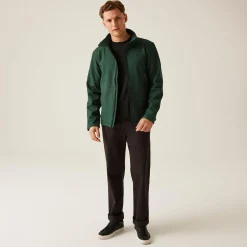 Men's Ablaze Printable Softshell Jacket | Dark Spruce Black