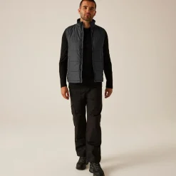 Men's Access Insulated Bodywarmer | Seal Grey Black