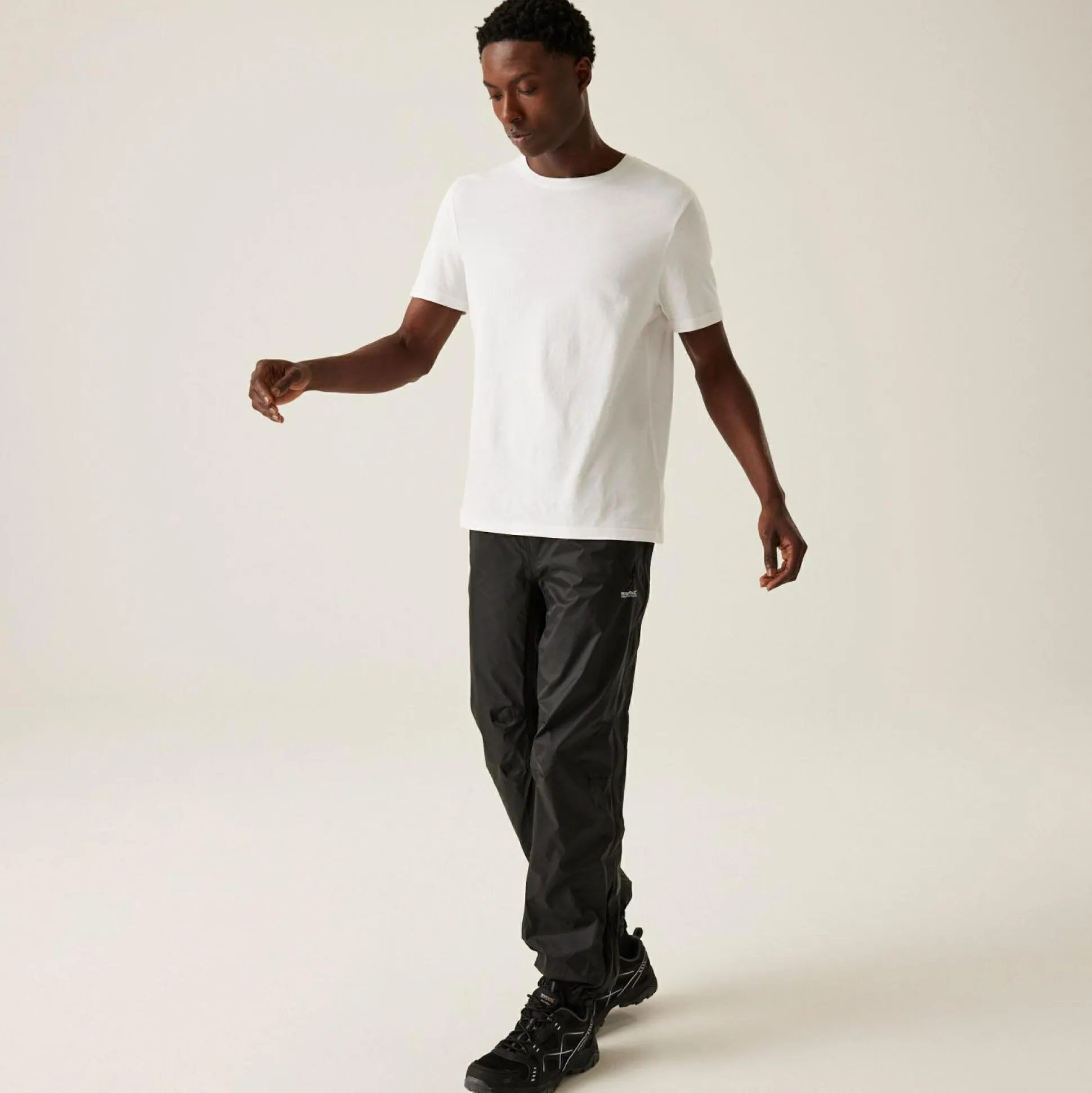 Men's Active Packaway Overtrousers | Black