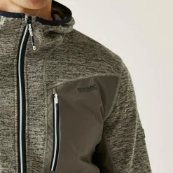 Men's Alven Full Zip Fleece | Golden Sand Marl Treetop
