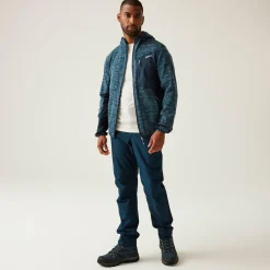 Men's Alven Full Zip Fleece | Moonlight Denim Marl Navy