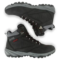 Men's Amble Walking Boots | Black Red