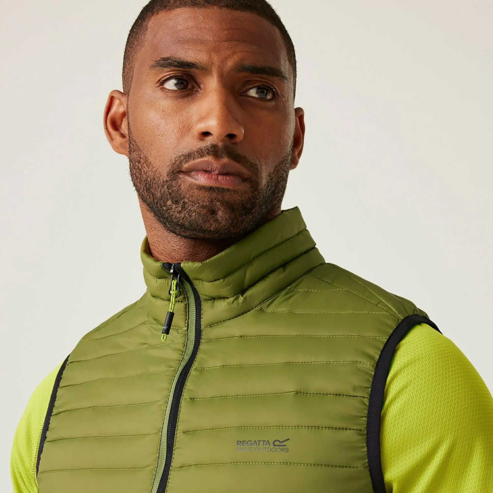 Men's Andreson Hybrid Gilet | Nephrite Green Black