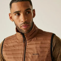 Men's Andreson Hybrid Gilet | Brown