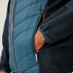 Men's Andreson VIII Hybrid Jacket | Moonlight Denim Navy Tangerine Tango