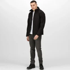 Men's Apex Breathable Membrane Softshell Jacket | Black