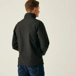 Men's Arcola 3 Layer Membrane Softshell Jacket | Black Seal Grey