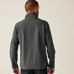 Men's Arcola 3 Layer Membrane Softshell Jacket | Seal Grey Black