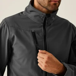 Men's Arcola 3 Layer Membrane Softshell Jacket | Seal Grey Black