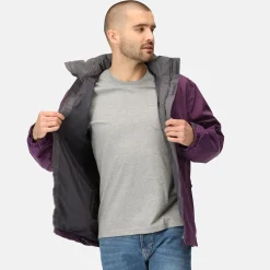 Men's Ardmore Shell Jacket | Majestic Purple Seal Grey