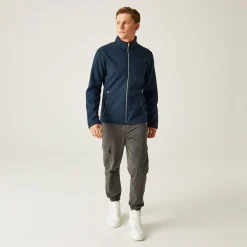 Men's Ascender 2 Layer Softshell Jacket | Navy Classic Red