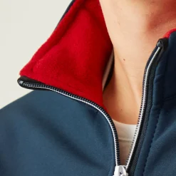 Men's Ascender 2 Layer Softshell Jacket | Navy Classic Red