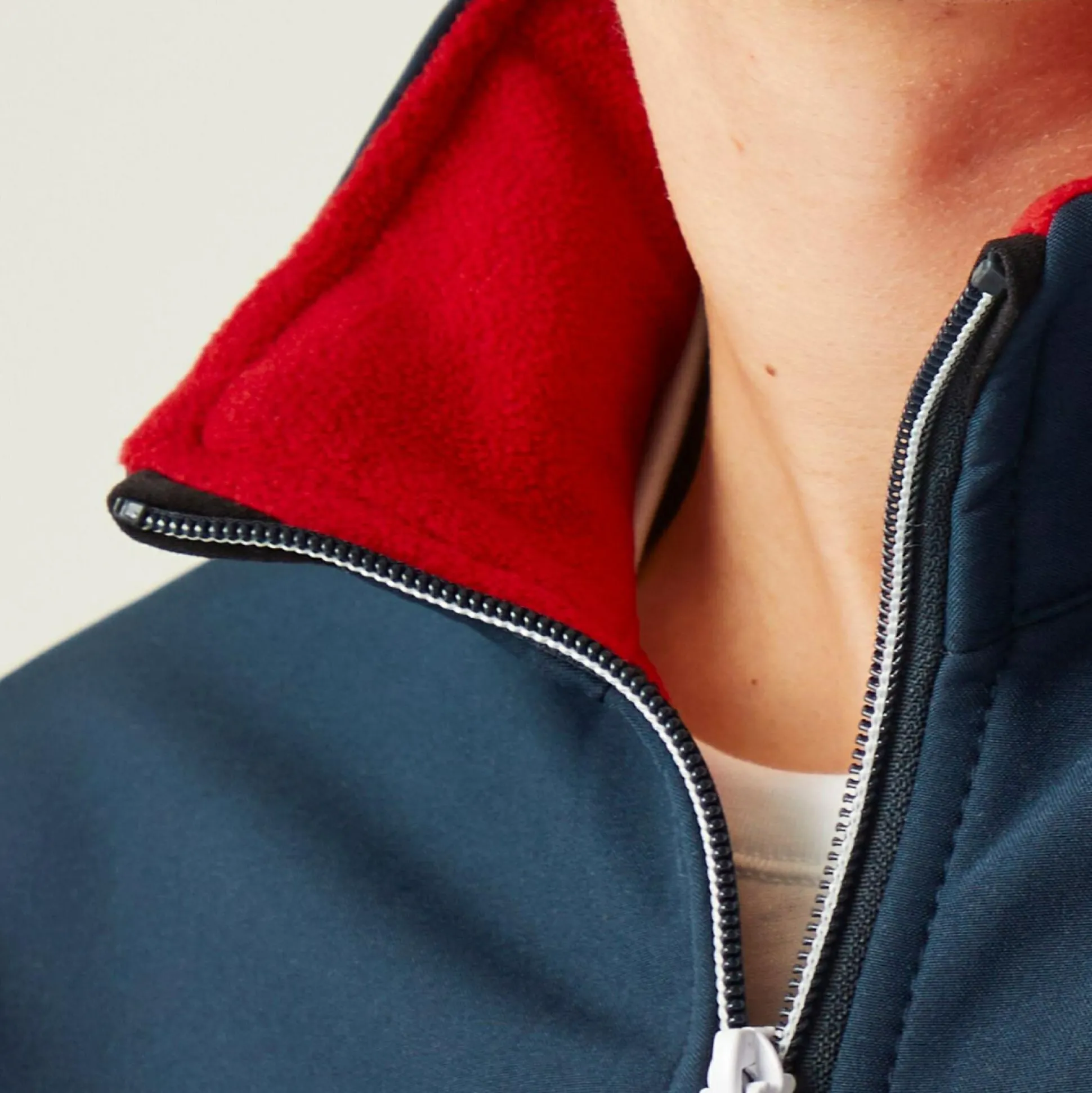 Men's Ascender 2 Layer Softshell Jacket | Navy Classic Red