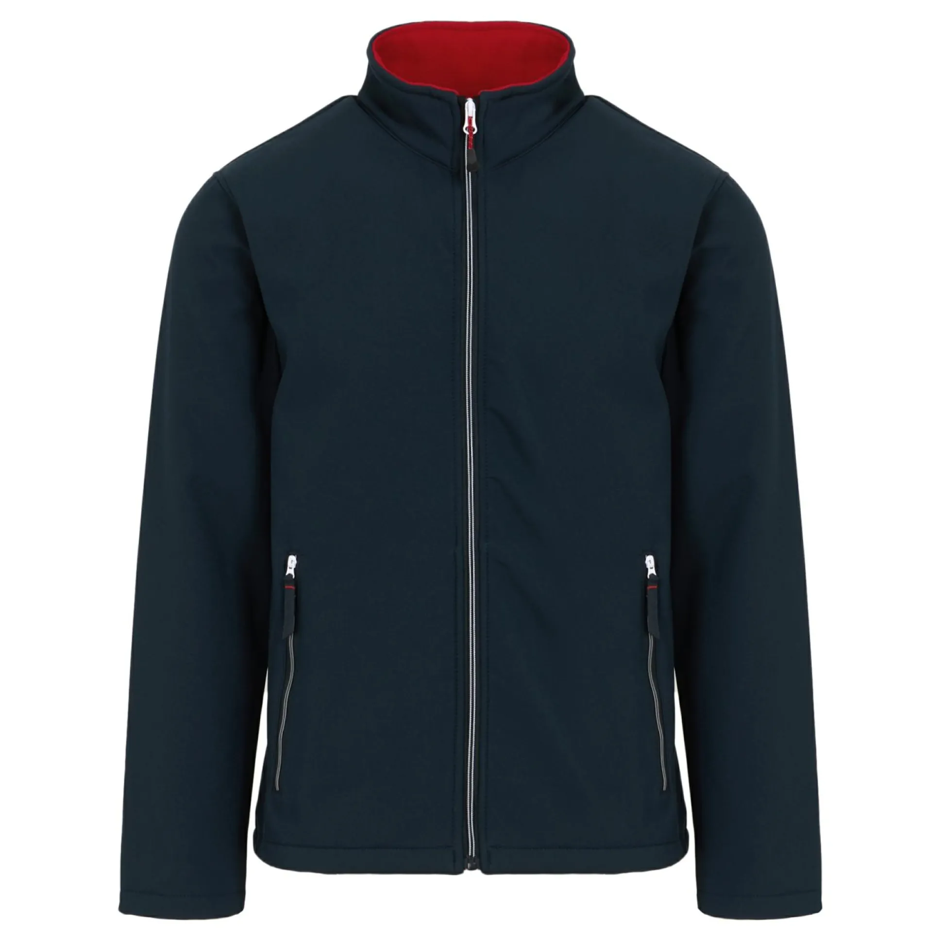 Men's Ascender 2 Layer Softshell Jacket | Navy Classic Red