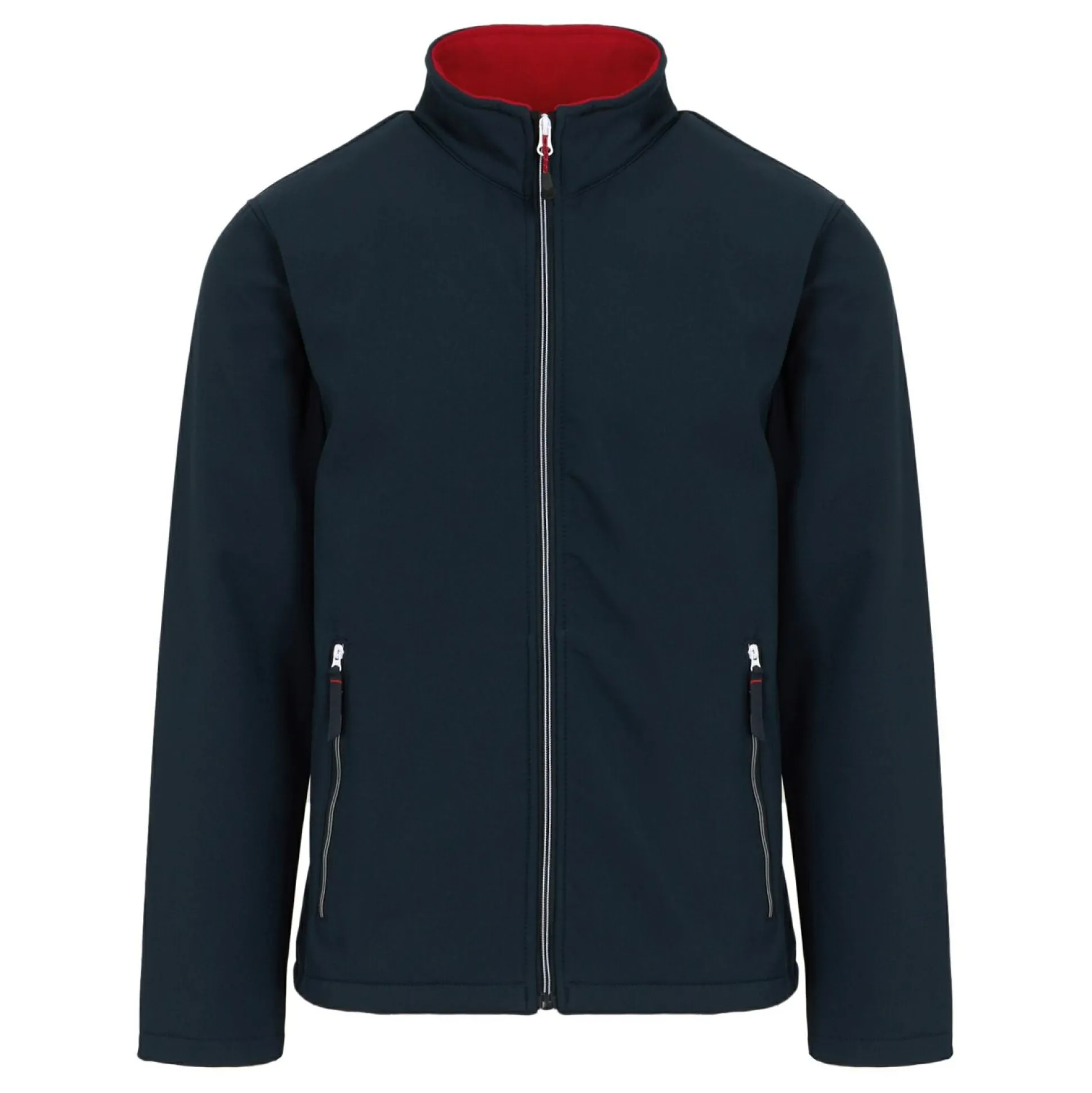 Men's Ascender 2 Layer Softshell Jacket | Navy Classic Red