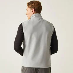 Men's Ascender 2 Layer Softshell Bodywarmer | Mineral Grey Black
