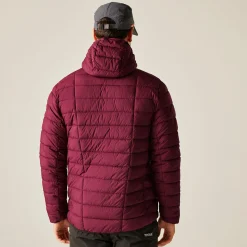 Men's Asper Padded Jacket | Dark Maroon
