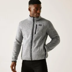 Men's Barlee Full Zip Fleece | Silver Grey