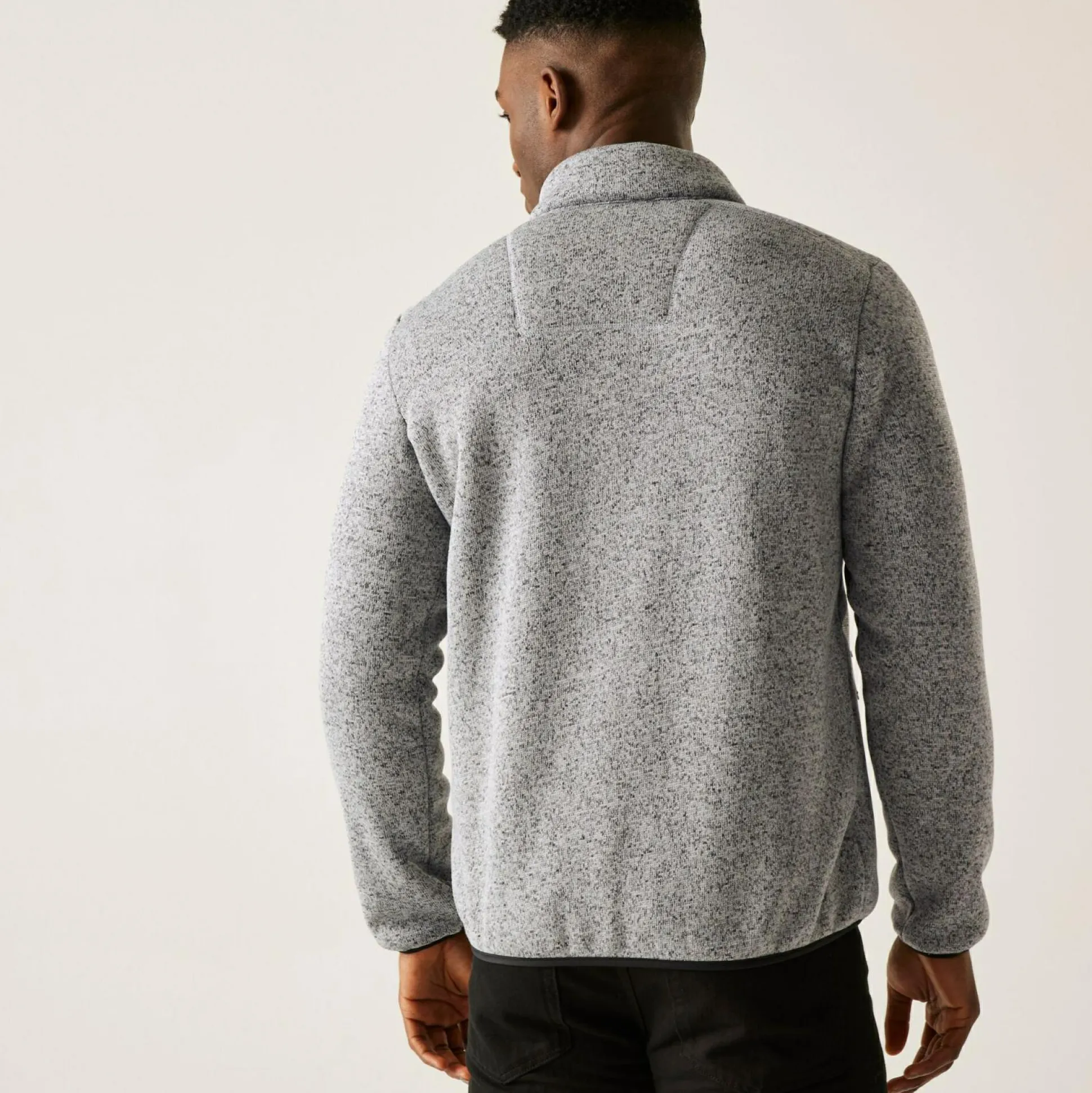 Men's Barlee Full Zip Fleece | Silver Grey