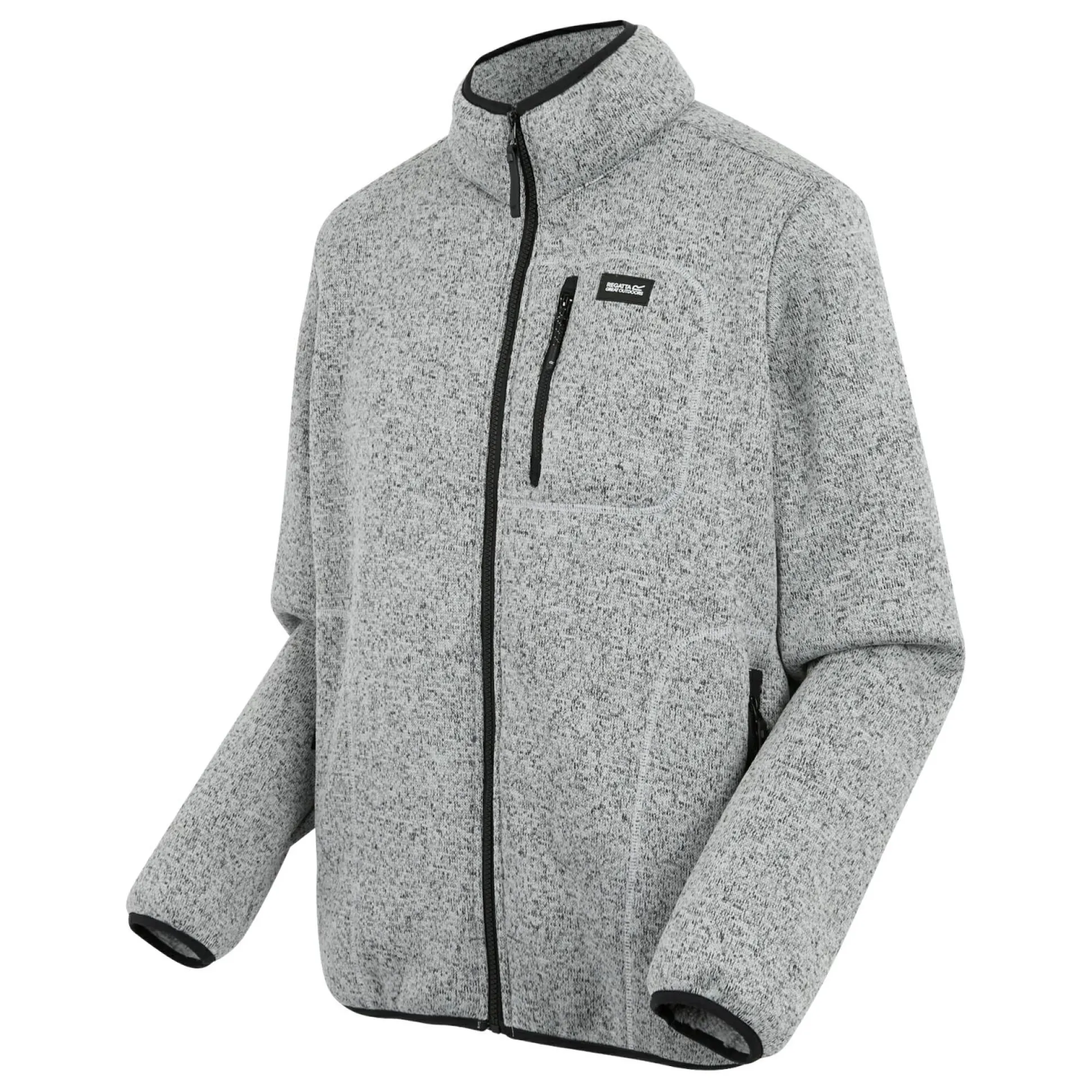 Men's Barlee Full Zip Fleece | Silver Grey