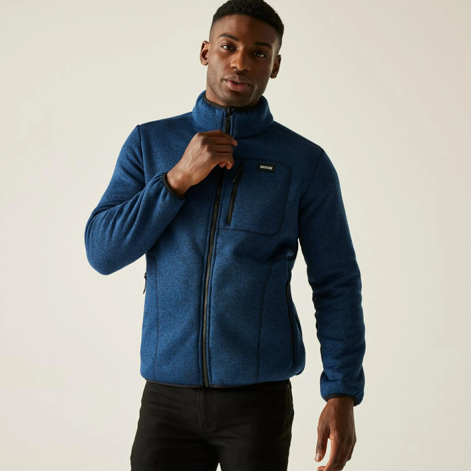 Men's Barlee Full Zip Fleece | Navy Blue