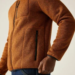 Men's Barlee Full Zip Fleece | Orange