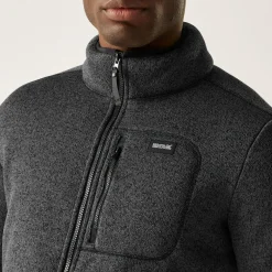 Men's Barlee Full Zip Fleece | Black
