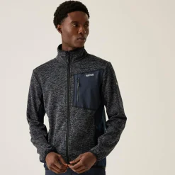 Men's Baslinn Full Zip Fleece | Navy Marl Navy
