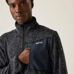 Men's Baslinn Full Zip Fleece | Navy Marl Navy