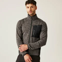 Men's Baslinn Full Zip Fleece | Treetop Marl Black