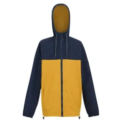 Men's Belcastel Waterproof Jacket | Navy Mustard