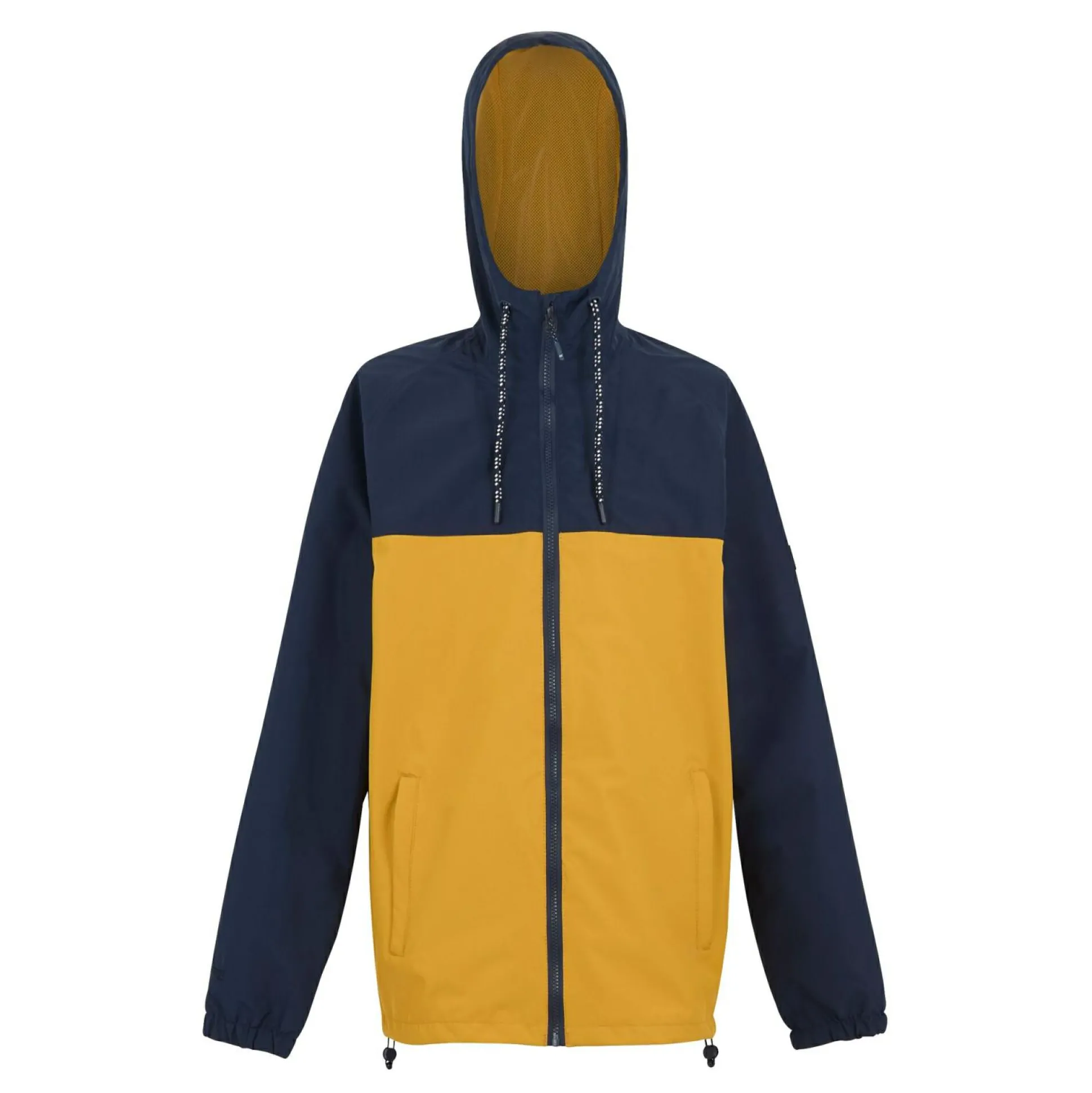 Men's Belcastel Waterproof Jacket | Navy Mustard