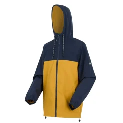 Men's Belcastel Waterproof Jacket | Navy Mustard