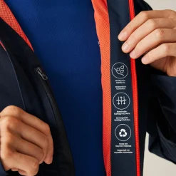 Men's Birchdale II Waterproof Jacket | Navy Tangerine Tango