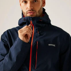 Men's Birchdale II Waterproof Jacket | Navy Tangerine Tango