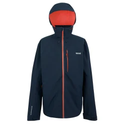 Men's Birchdale II Waterproof Jacket | Navy Tangerine Tango