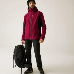Men's Birchdale II Waterproof Jacket | Dark Maroon Black