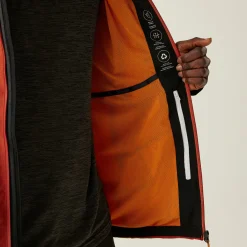 Men's Birchdale Waterproof Jacket | Red Ochre Black
