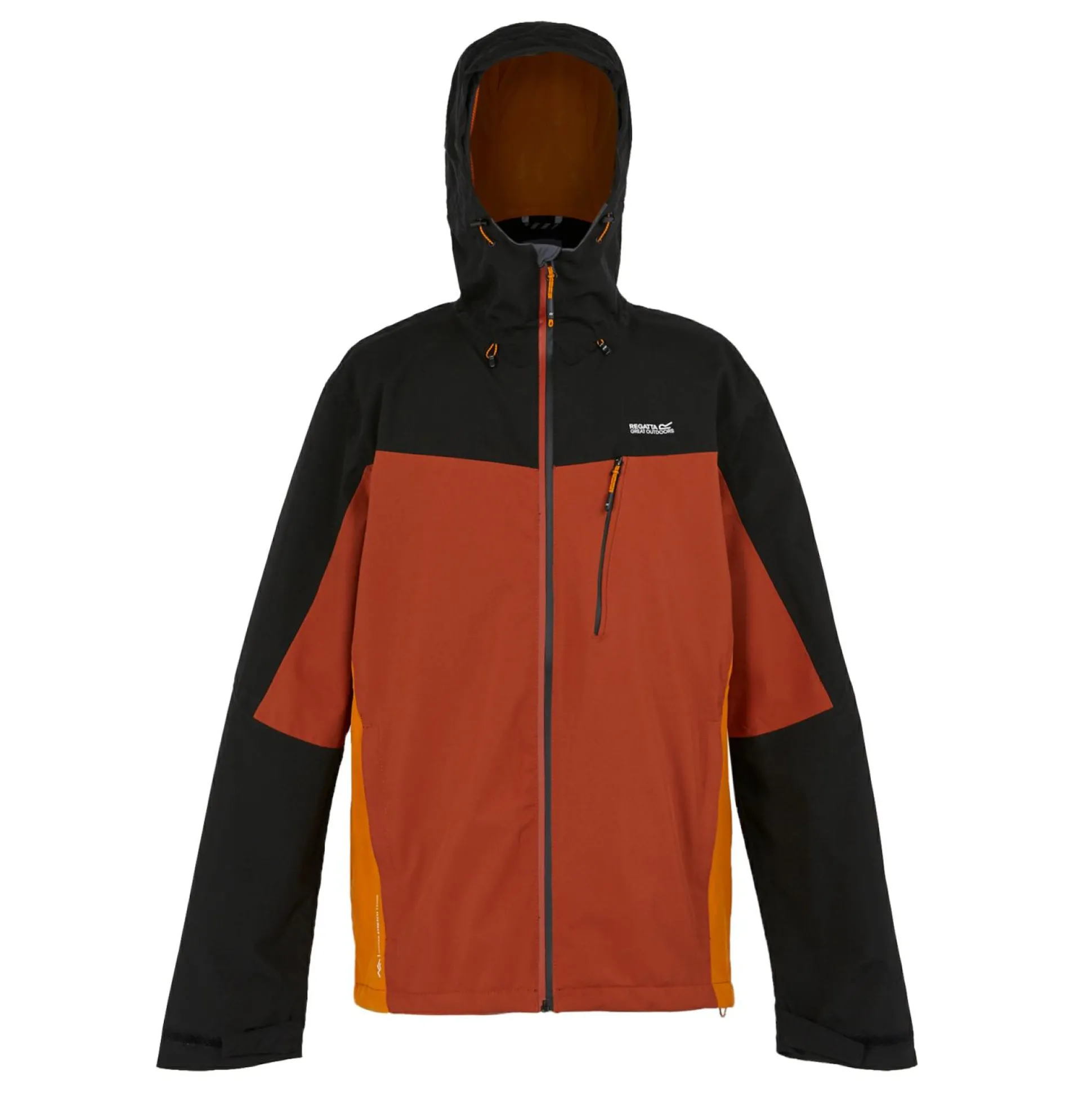 Men's Birchdale Waterproof Jacket | Red Ochre Black