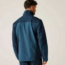 Men's Bosfield III Waterproof Jacket | Moonlight Denim Navy Tangerine Tango