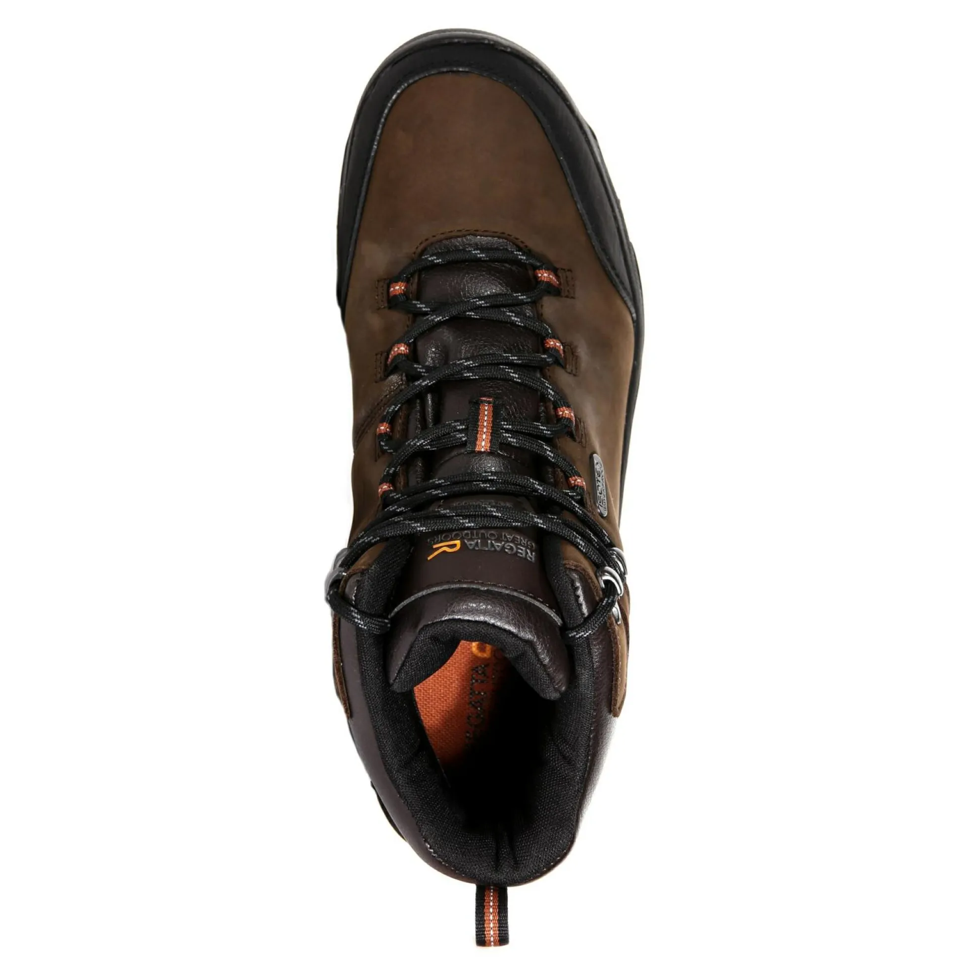 Men's Burrell Leather Waterproof Walking Boots | Brown