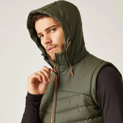 Men's Calculate Insulated Bodywarmer | Dark Khaki