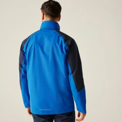 Men's Calderdale VI Waterproof Jacket | Olympian Blue Navy Tangerine Tango