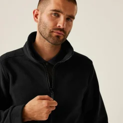 Men's Classic Full Zip Fleece | Black