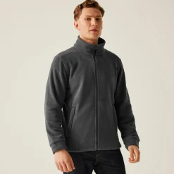 Men's Classic Full Zip Fleece | Seal Grey