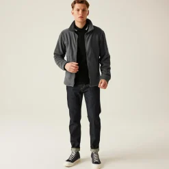 Men's Classic Full Zip Fleece | Seal Grey