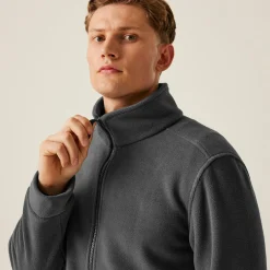 Men's Classic Full Zip Fleece | Seal Grey