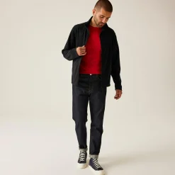 Men's Classic Full Zip Lightweight Microfleece | Black
