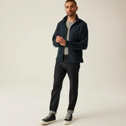 Men's Classic Full Zip Lightweight Microfleece | Dark Navy